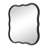 Vanity Scalloped-edge decorative wood wall mirror