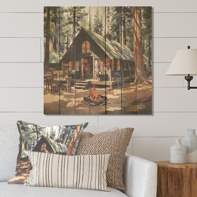 Camping In Forest Retreat III - fruits sur bois