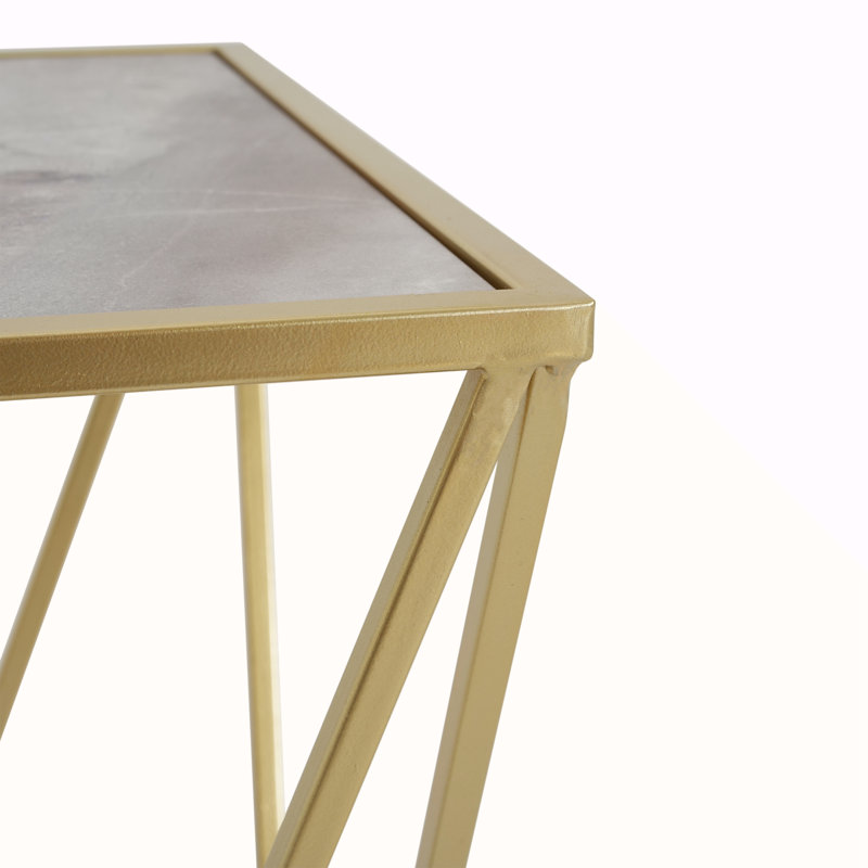 CREATIVE SIMPLE GLASS SIDE TABLE