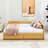 Full Upholstered Sofa Daybed with Drawers-889739983