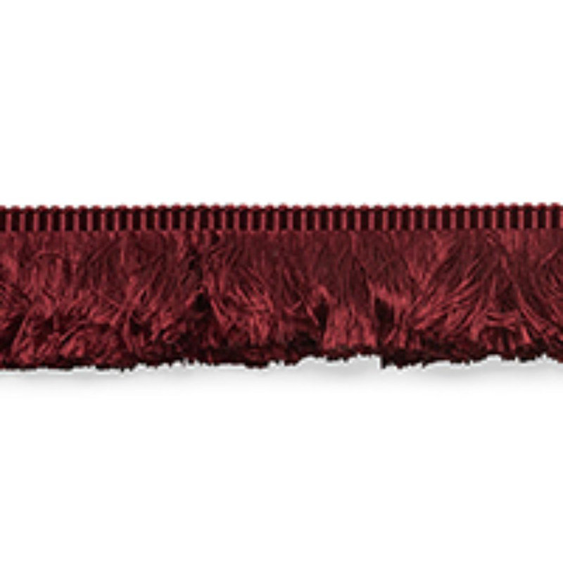 Francois Silk Brush Fringe, Burgundy