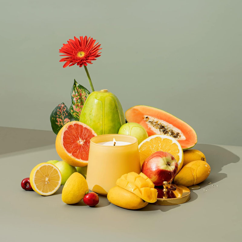 Bougie parfumée miel et citron