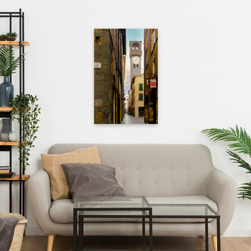 Lucca # 1 - Paysages, photographie, Italie, horloges, art, H 24 po x l 16 po