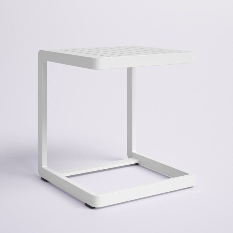 Table d'appoint Keimari, Blanc