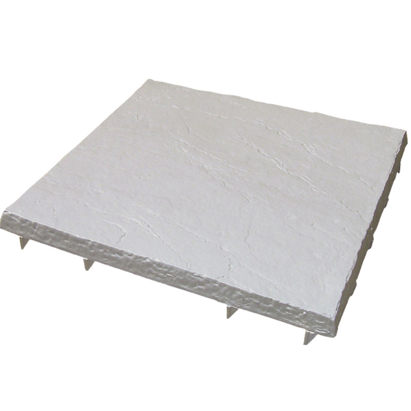 16.5'' x 16.5'' Plastic Paving Stone, Natural Slate