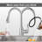 Cobbe Pull Out Kitchen Faucet-57811065