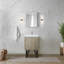 24 po X P 20 po Ensemble de meuble-lavabo D avec comptoir en quartz blanc et robinet en nickel brossé-1628071442-1628071454