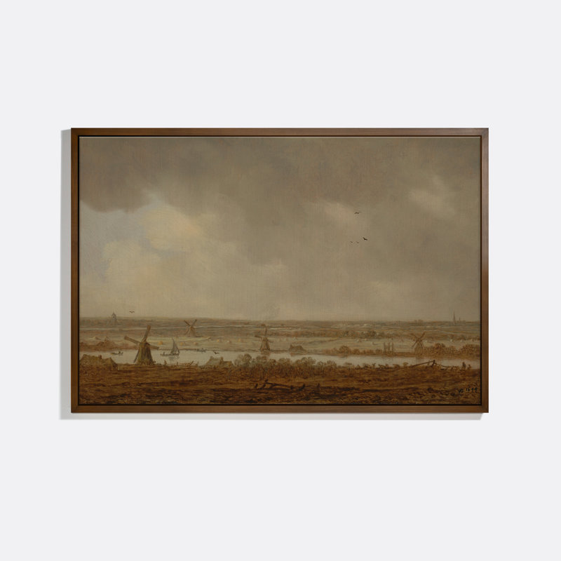 Polder Landscape Print by Jan Van Goyen