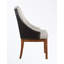 Ensemble de 2 chaises d'appoint avec pieds en bois robustes