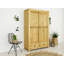 Mcchristian 2 Door Solid Wood Wardrobe
