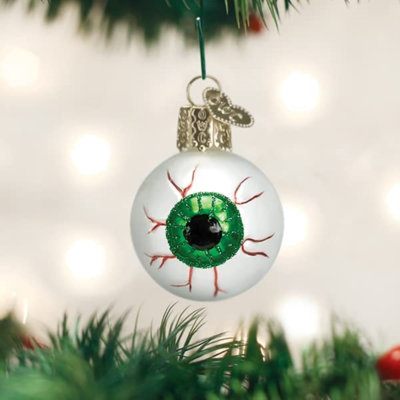 1.75'' Glass Hanging Figurine Ornament