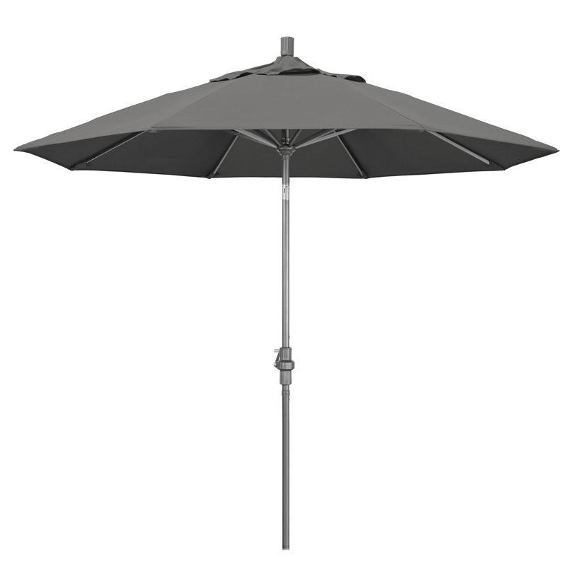 Parasol 9 'Market Sunbrella, Toile gris anthracite Sunbrella®