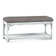 Summer Retreat Wicker Shelf Storage Bench
