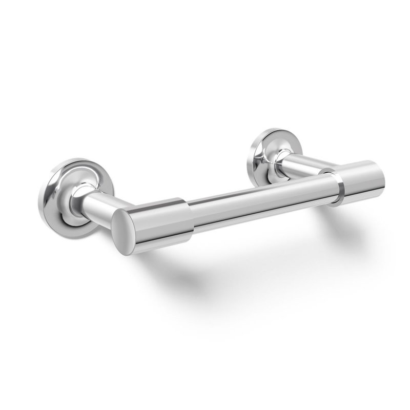 Purist Pivoting Toilet Paper Holder, Wall-Mount Bathroom Toilet Paper Holder, Polished Chrome