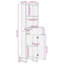 Solid Wood Bathroom Cabinet