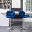 Tabouret de bar Breni Velvet Diamond-18251571