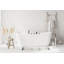 Baignoire de trempage autoportante 66,94 po. X 30,75 po. Dezra-1853089670