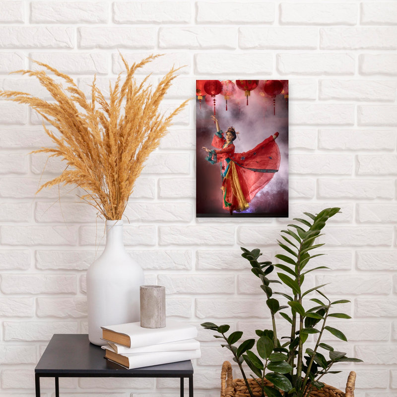 Cny Ballerina 3, impression abstraite d'art mural contemporain, H 18 po x l 12 po
