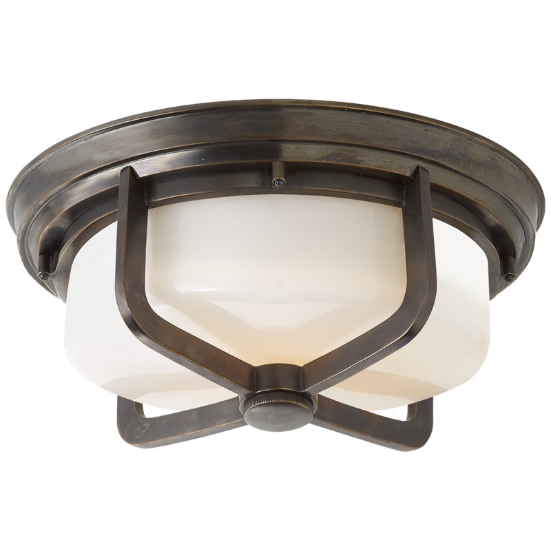 Thomas O'Brien Milton Large Flush Mount, Bronze