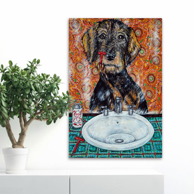 " Welsh Terrier Shaving "