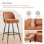 2 - Person Modern Dining Set 120cm Long Bar Table With Linen Bar Stool-125805420-117957274