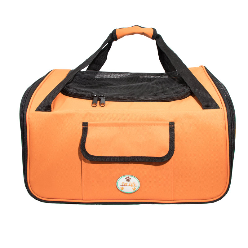 Sac de transport pliable pour animaux de compagnie Pet Life, Orange