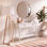 Brookshire 30.48 cm Solid Wood Top Console Table