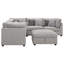Canapé modulaire rembourré 6 pièces Lafayette