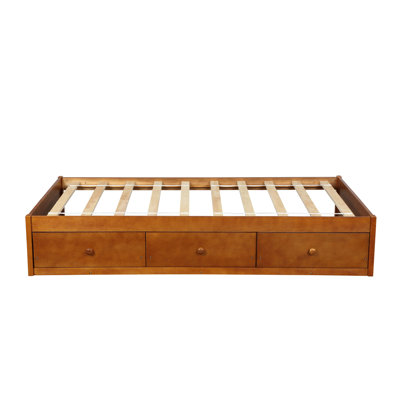 Kalley Solid Wood Storage Bed
