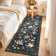 Floral Machine Washable Rug for Living Room Romantic Indoor Carpet for Home Decor Aesthetic Non-Slip Rug for Bedroom Dining Room Office Nursery Playroom Teen Dorm