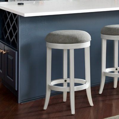 Farzin Swivel Upholstered Bar Stool