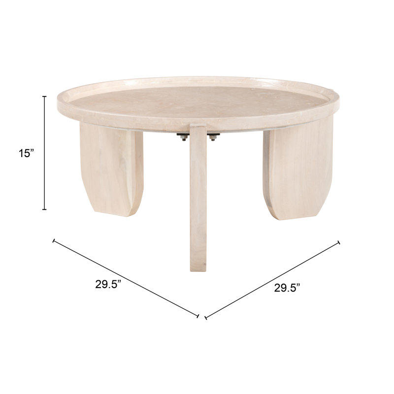 Marble Top Single Coffee Table