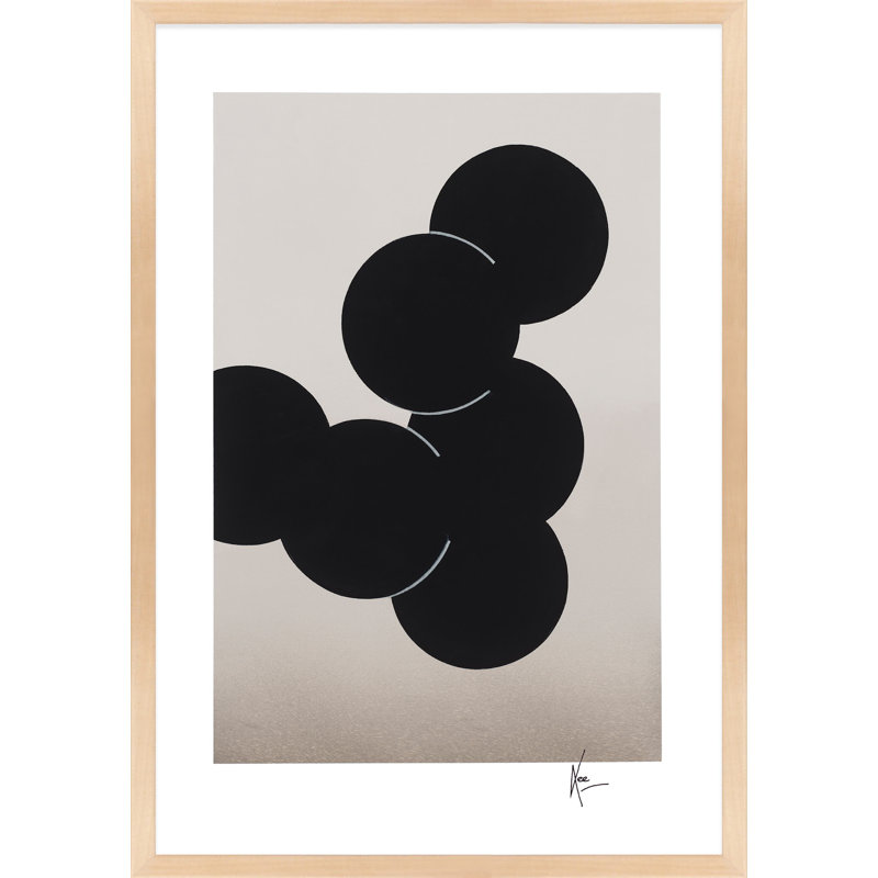 Orbit Print by Lee Lessem, Brown, 30" H x 21" W x 1.25" D