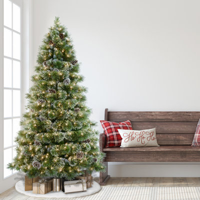 84' Lighted Fir Christmas Tree