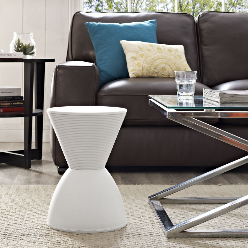 Tabouret moderne Modway Haste, Blanc
