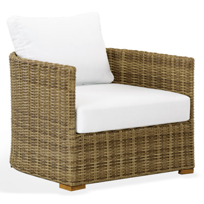 Chaise de patio en osier Anguilla