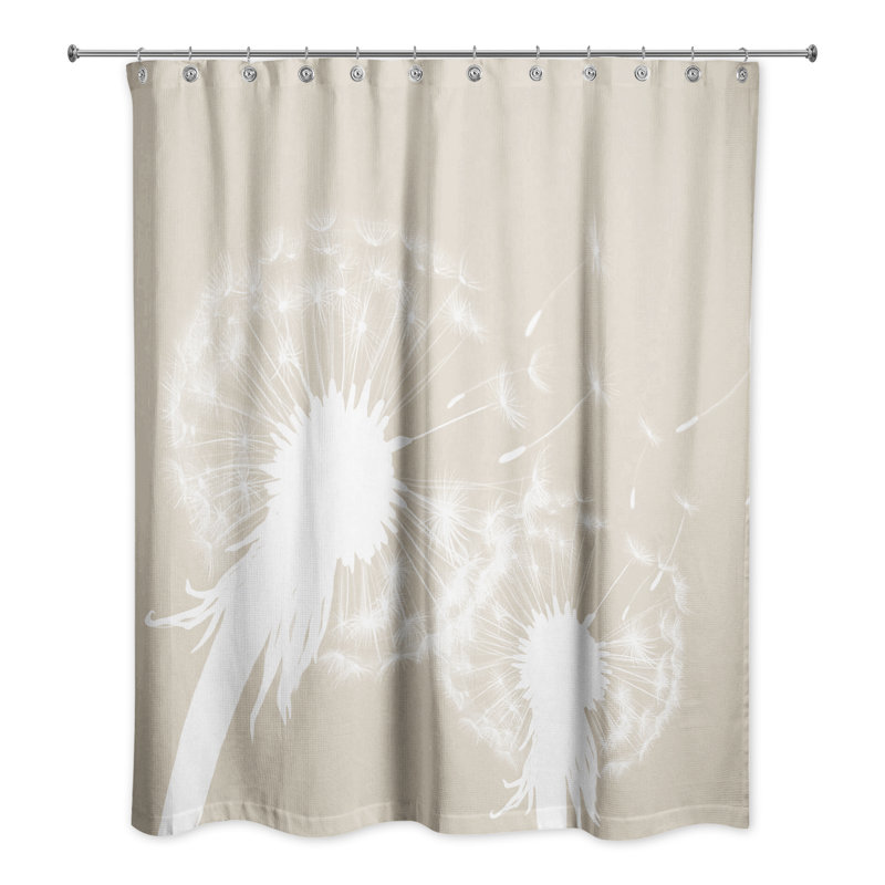 Laile Single Shower Curtain, Tan