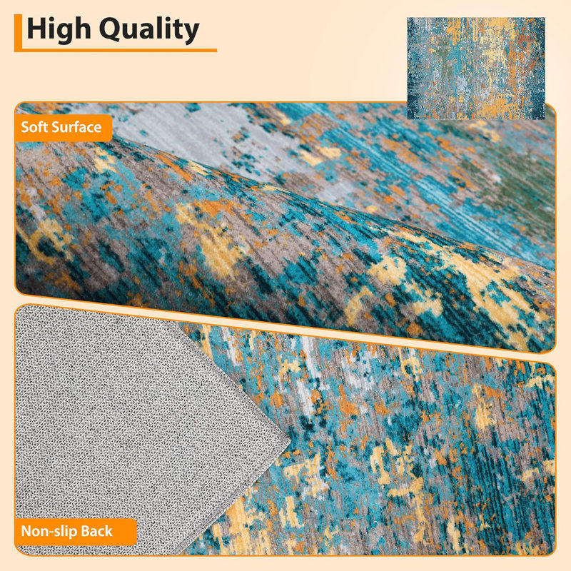 Abstract Shag 140cm X 200cm Area Rug