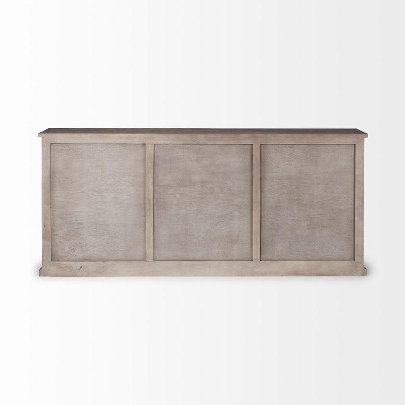 Alex 81.5'' Light Brown Solid Wood Sideboard