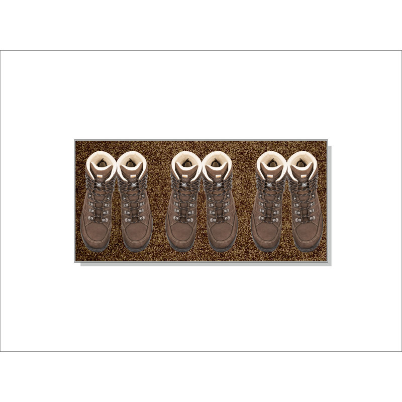 Finnleigh Non-Slip Indoor Doormat, Brown
