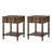 Sessoms Traditional 20"W Solid Wood 1-Drawer End Table with Built-in Charging Station-435766410