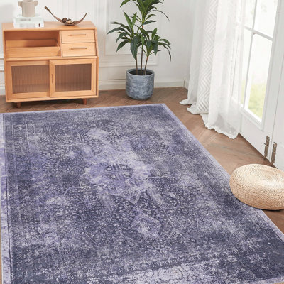 Rayon / Viscose Striped Rug