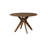 Xavion Mid-Century Solid Wood 48'' Round Dining Table, with Sculpted Splayed Leg Base, Chestnut Brown-958778269