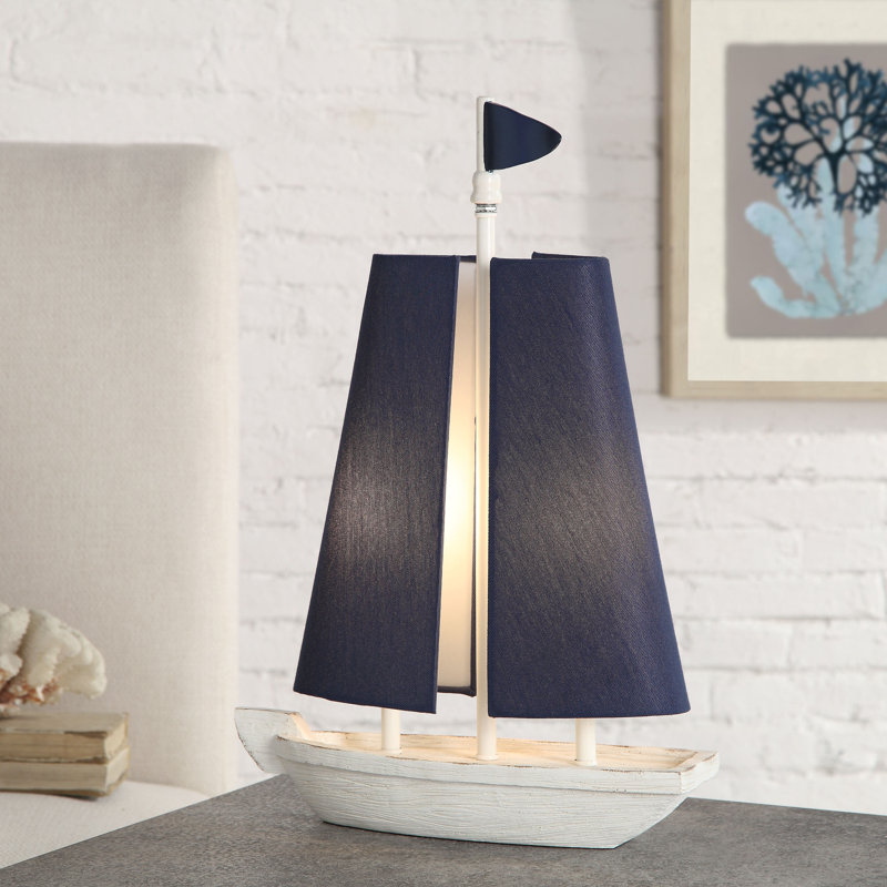 Lampe de table blanche 19,5 po Annia