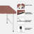 4Ft Portable Folding Table Indoor&Outdoor Maximum Weight 135KG Foldable Table For Camping-899544646