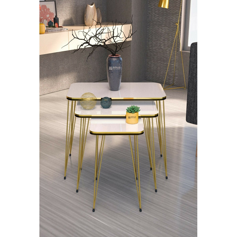 Ayleen 24cm Console Table, White