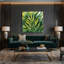 "Botanical Tree Fern Green", art mural sur toile-758805163