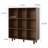 9-Cube Bookcase, 3-Tier Open Wood Bookshelf Storage Organizer for Living Room Bedroom Office-2114073589