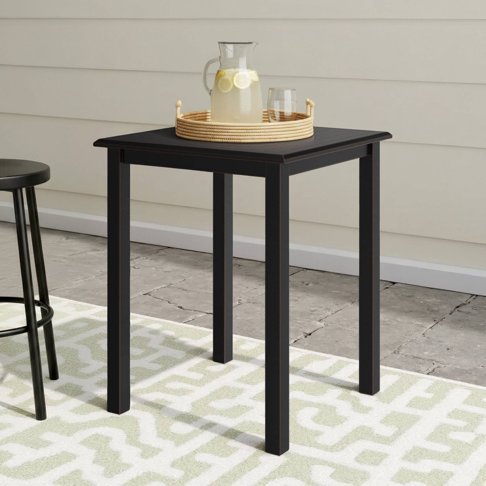 Monterey 36'' Aluminum Outdoor Bar Table