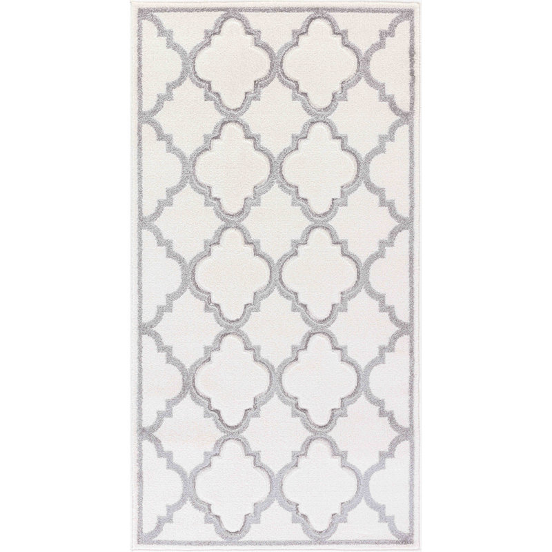 Tarver Geometric Area Rug, Rectangle 80 x 150cm